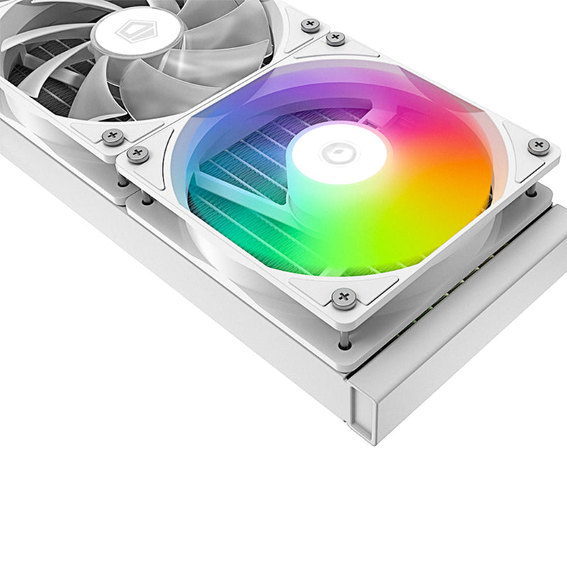 ID-Cooling SL360 XE LCD AIO Liquid CPU Cooler (Black, White)