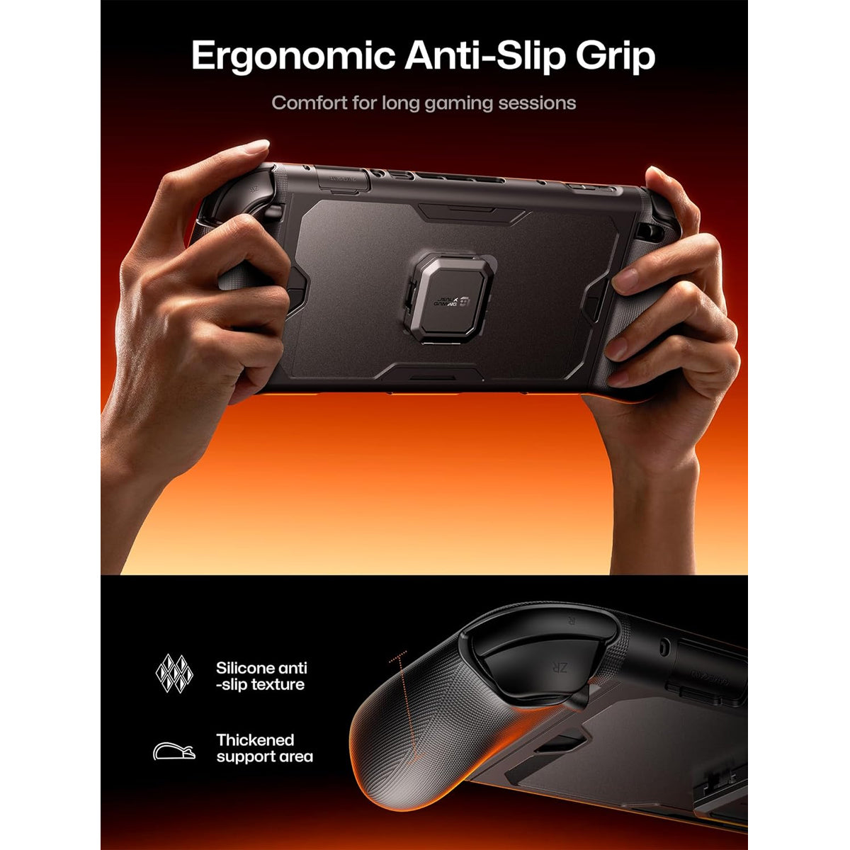 JSAUX ModCase Kickstand Kit for Nintendo Switch 2 (Black) (PC0121)