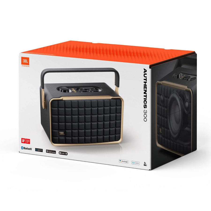 JBL Authentics 300 Portable Smart Home Speaker with WiFi/ Bluetooth & Voice Assistants