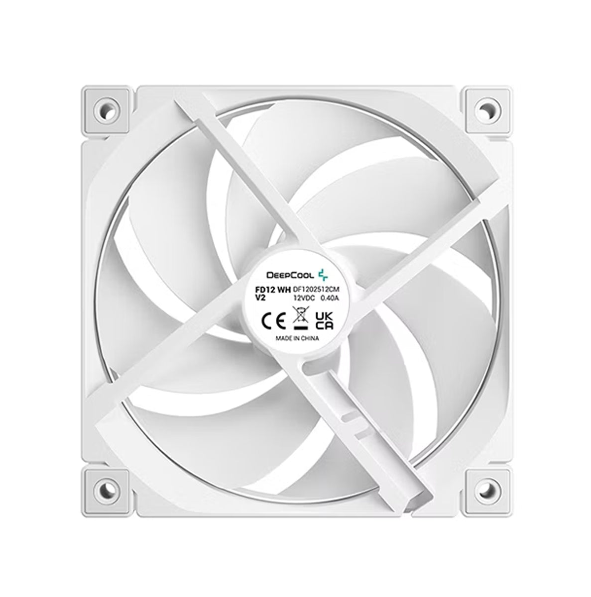 DeepCool FD12 V2 120mm Performance Integral Blade Non-RGB PWM Fan