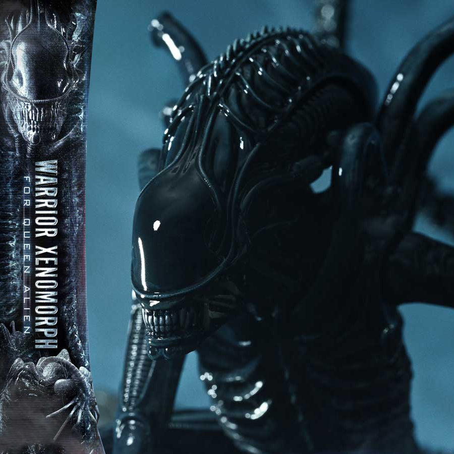 Ultimate Diorama Masterline Aliens (Film) Warrior Xenomorph for Queen Alien