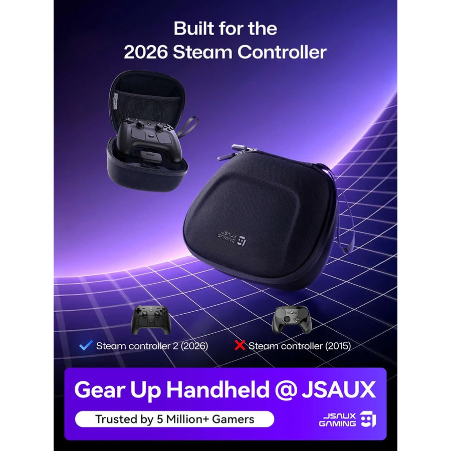 JSAUX Travel Carrying Case for Steam Controller (Black) (BG0146)