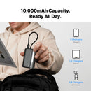 Sharge Flow 3 Power Bank 10000mAH 45W with Built-in USB-C Cable