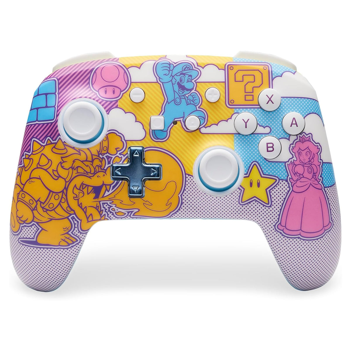 PowerA Enhanced Wireless Controller for Nintendo Switch (Mushroom Kingdom Pop Art) (NSGP0341-01)