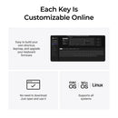 Keychron B5 Pro Ultra-Slim Lightweight Full-Size Wireless Keyboard (Space Gray) (B5P-K1)
