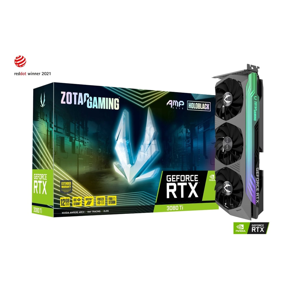 Zotac Gaming GeForce RTX 3080 Ti AMP Holo 12GB GDDR6X Graphics Card (ZT-A30810F-10P)