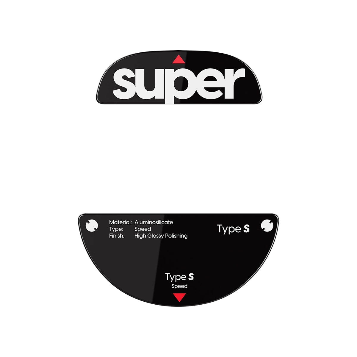 Pulsar Superglide Glass Skates Type-S for Pulsar Tenz Signature Edition