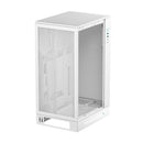 Deepcool CH270 Digital High Airflow Vertical M-ATX Compact Case with Data Screen (Black, White)