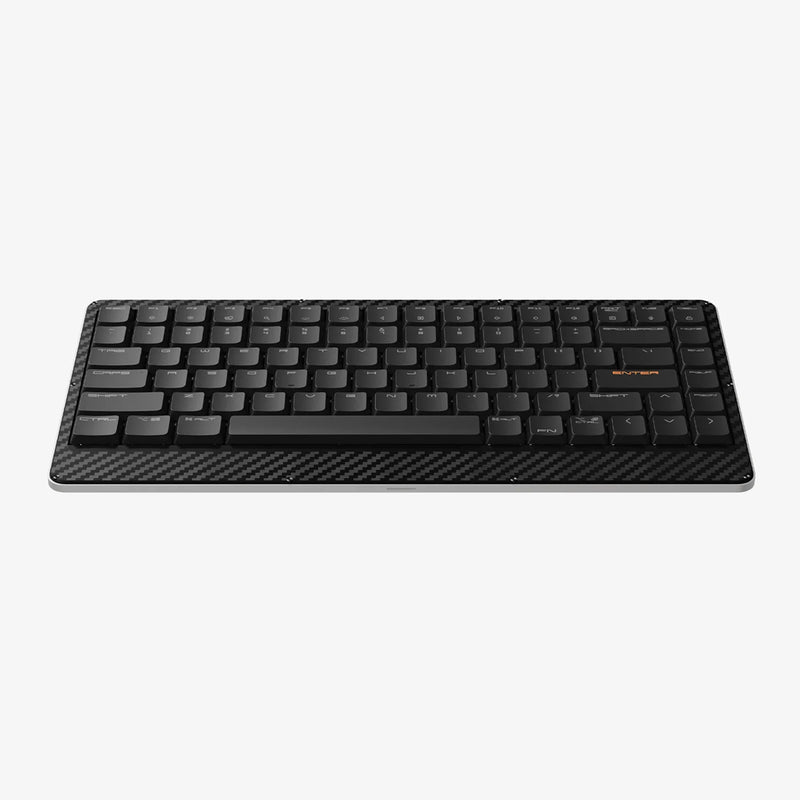 Lofree Edge 84 Key Dual Mode Low Profile Mechanical Keyboard (Black, Silver)