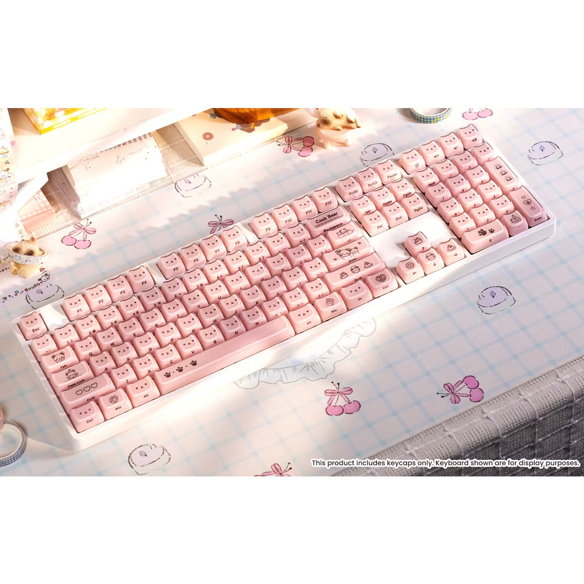 Akko Greedy Bear Keycap Set MAO Profile 119 Keys