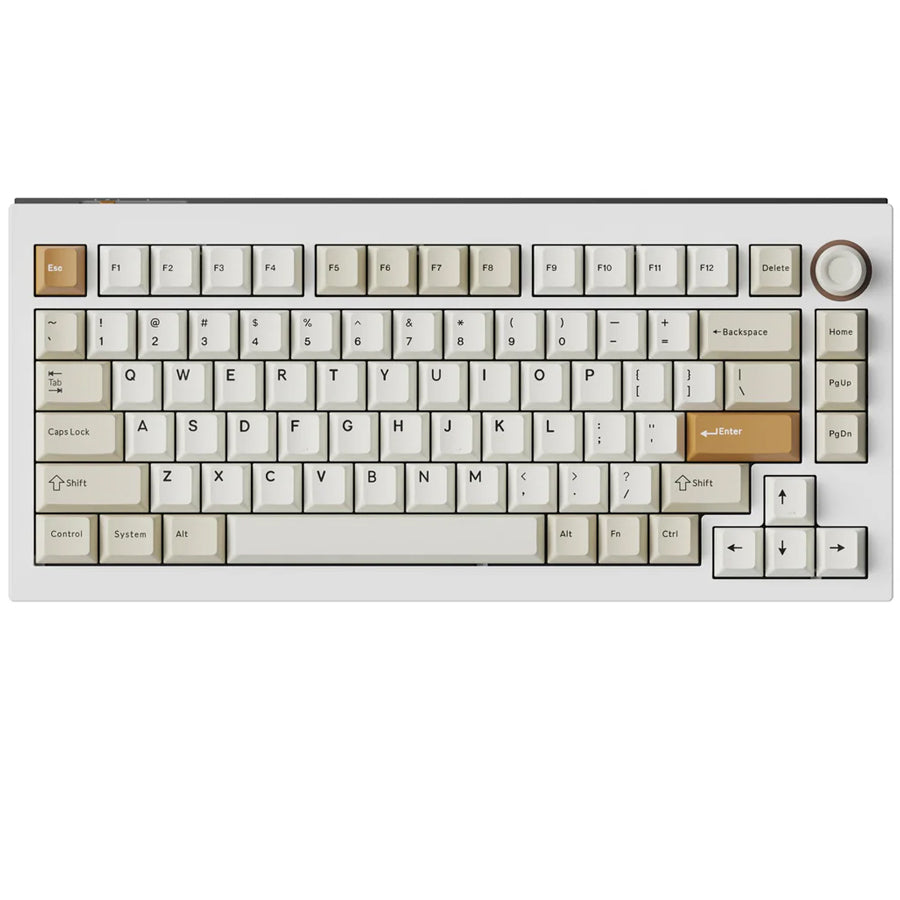Keychron Lemokey L5 HE Fully Assembled Knob RGB Hot-Swappable 75% Gaming Keyboard