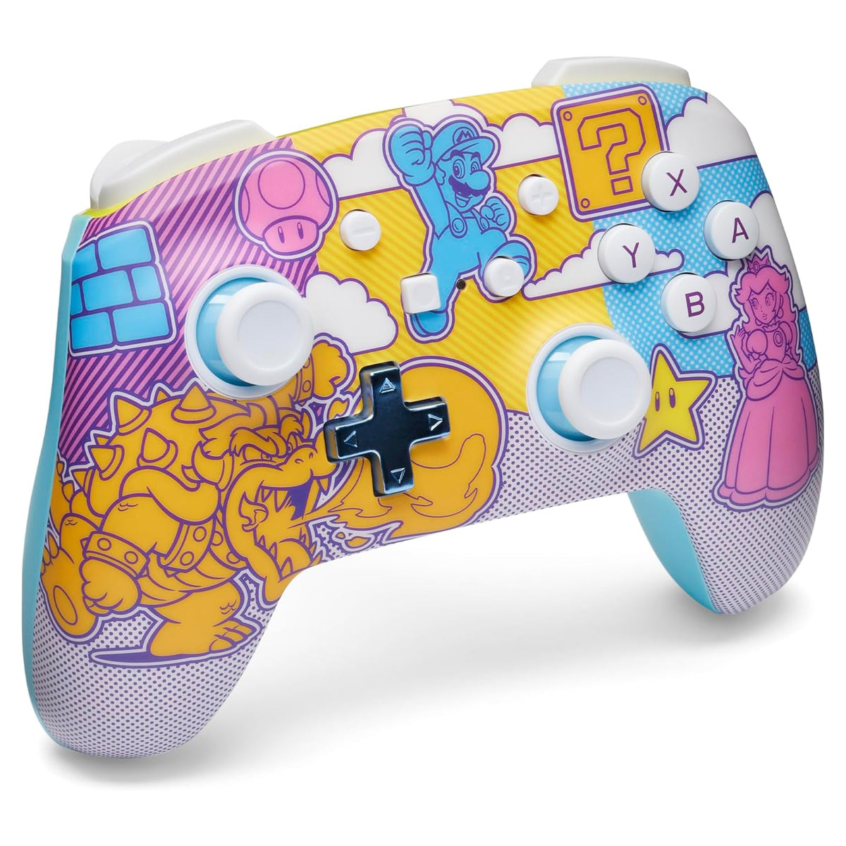 PowerA Enhanced Wireless Controller for Nintendo Switch (Mushroom Kingdom Pop Art) (NSGP0341-01)