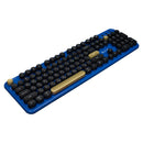 Aula AC306 Retro Round Wireless Keyboard & Mouse Combo (Royal Blue/Black)
