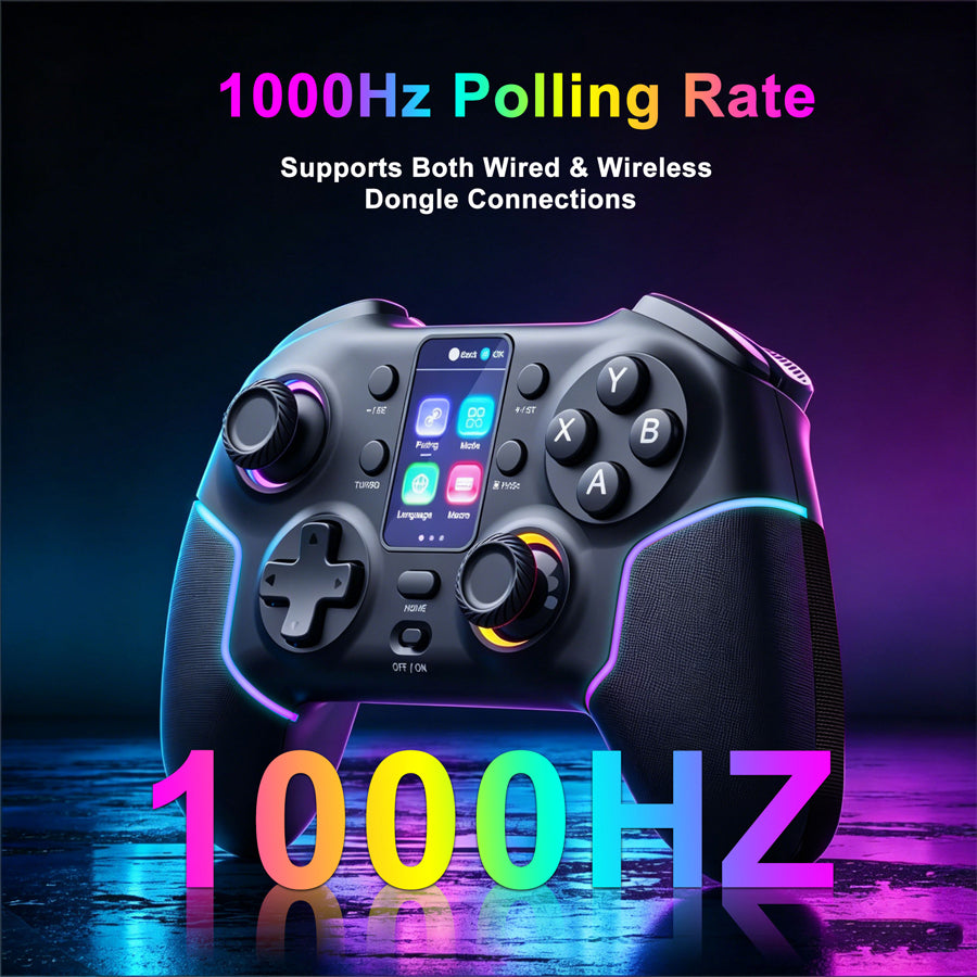 Redragon G902 Drax Wireless LCD Display Controller with RGB Backlight
