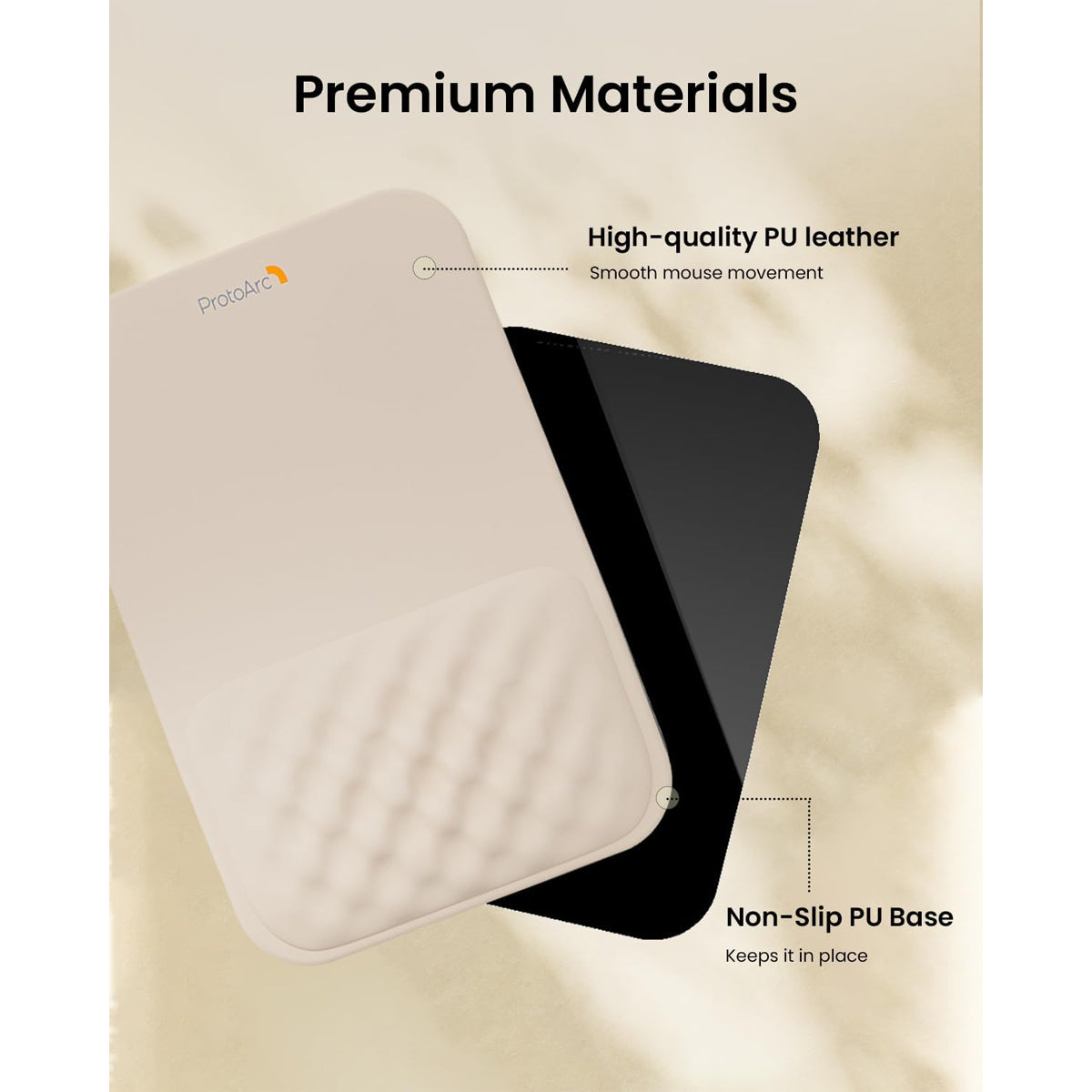 ProtoArc MP50 Ergonomic Mouse Pad with Wrist Rest
