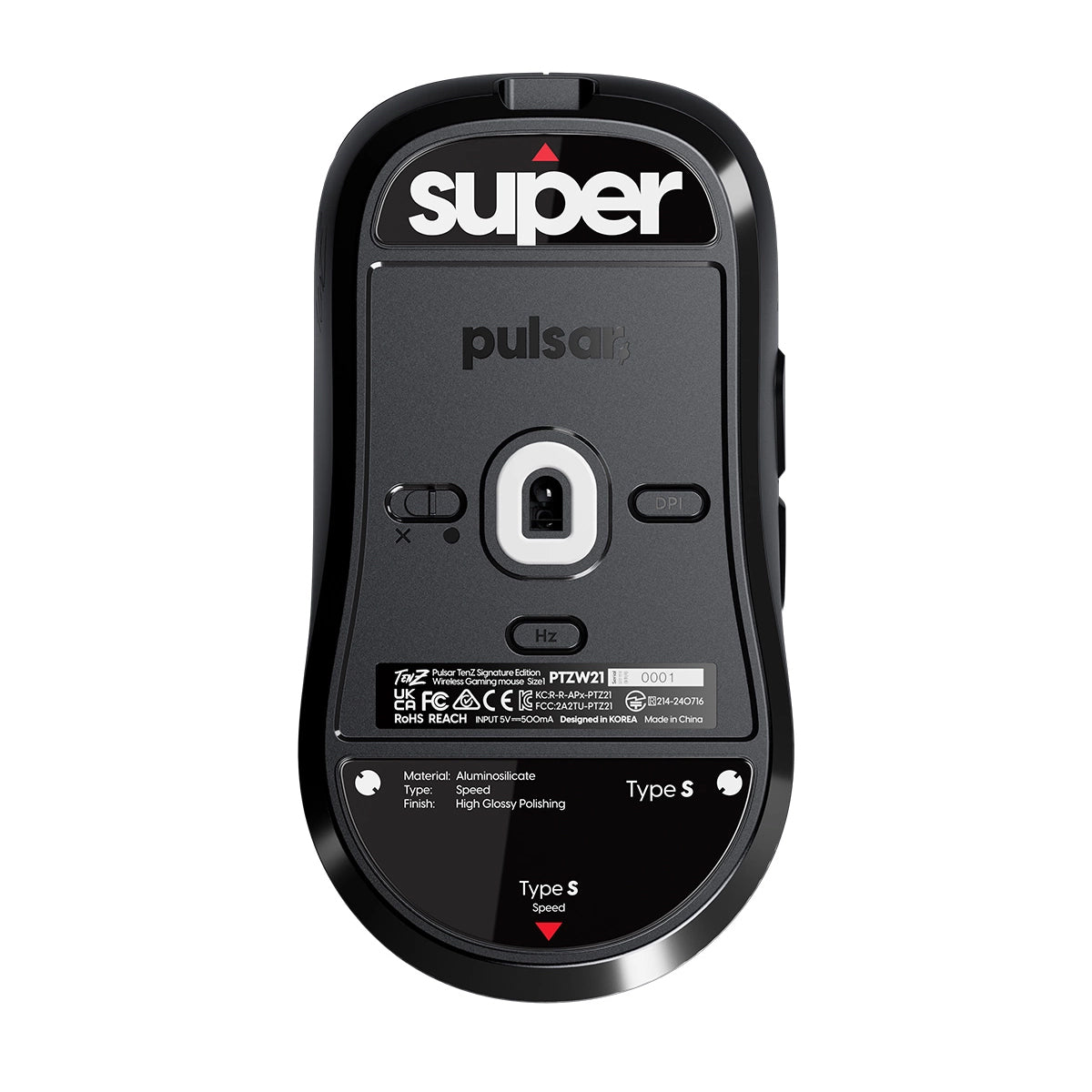 Pulsar Superglide Glass Skates Type-S for Pulsar Tenz Signature Edition