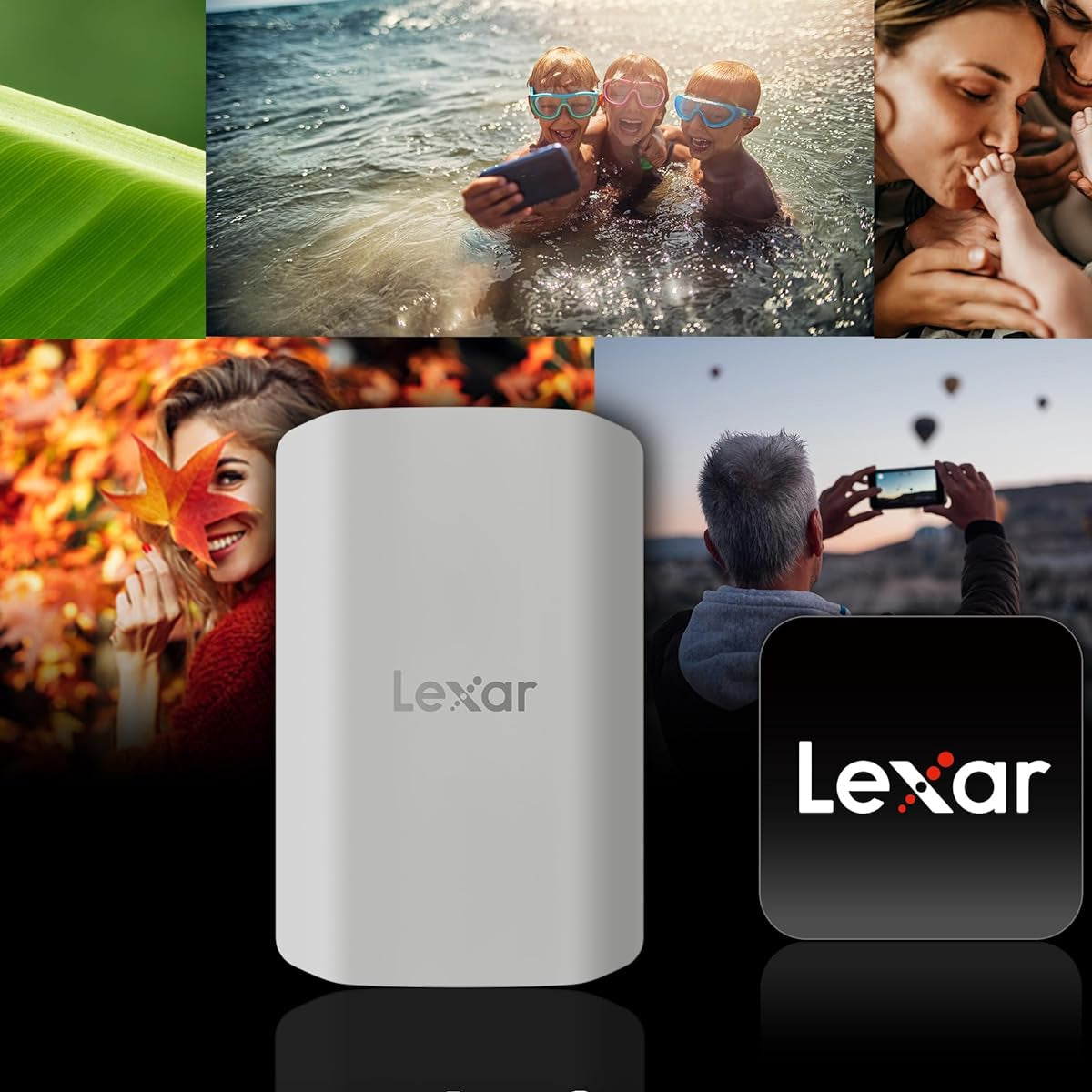 Lexar ES5 1TB USB 3.2 Gen 2x2 Type-C Magnetic Portable SSD - Up To 2000MB/s Read & 2000MB/s Write 