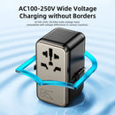 Vyvylabs Explorer Series GaN 4 Ports+AC Fast Charger Travel Adapter 85W A+3C with Type-C Cable