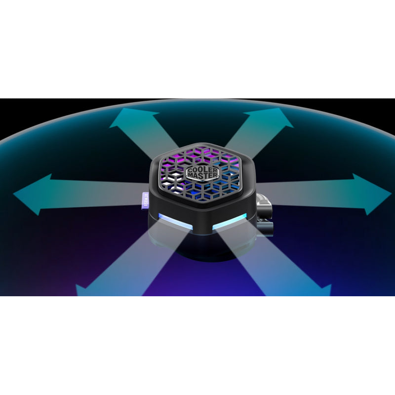 Cooler Master MasterLiquid Atmos II 240 VRM Fan CPU Cooler (Black) (MLX-D24M-A25SZ-V1)