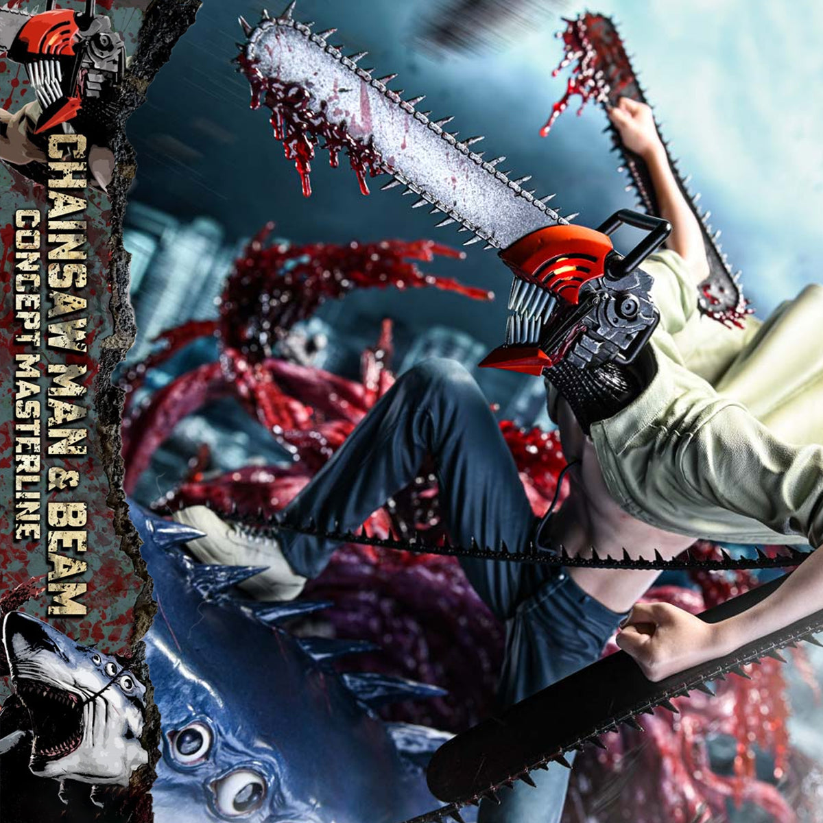 Concept Masterline Chainsaw Man - The Movie: Reze Arc Chainsaw Man & Beam (CMCSM-01)