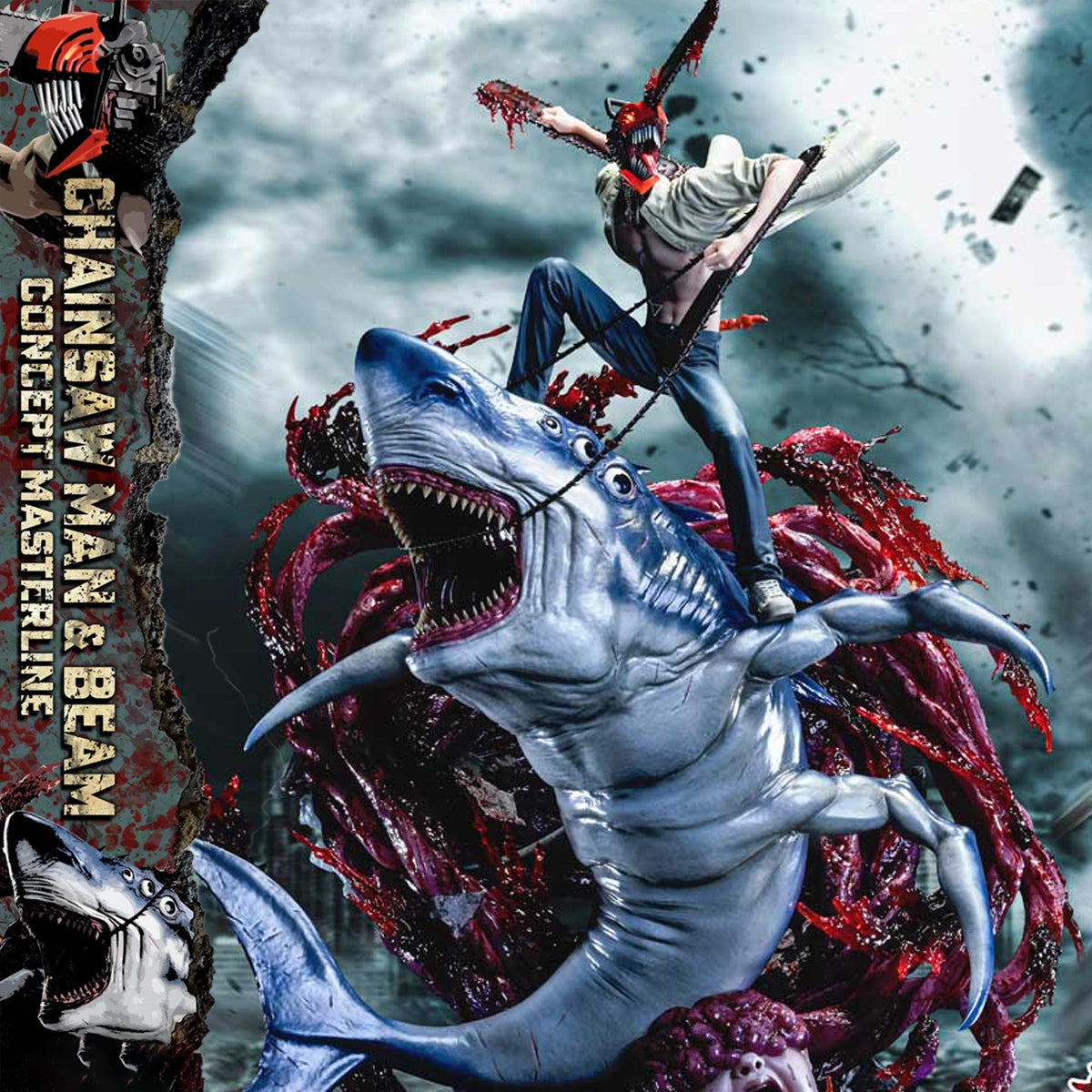 Concept Masterline Chainsaw Man - The Movie: Reze Arc Chainsaw Man & Beam Bonus version (CMCSM-01S)