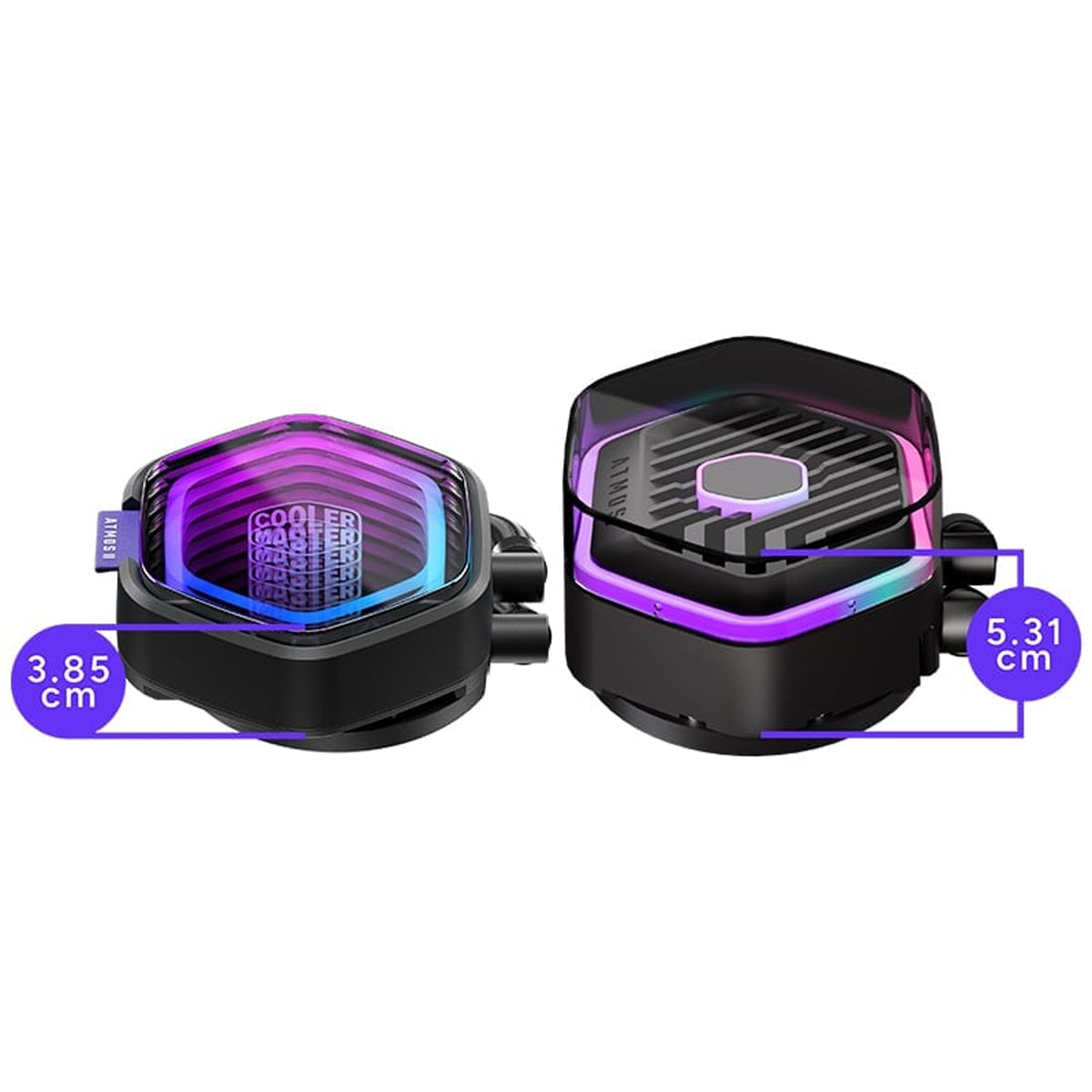 Cooler Master MasterLiquid Atmos II 240 VRM Fan CPU Cooler (Black) (ML