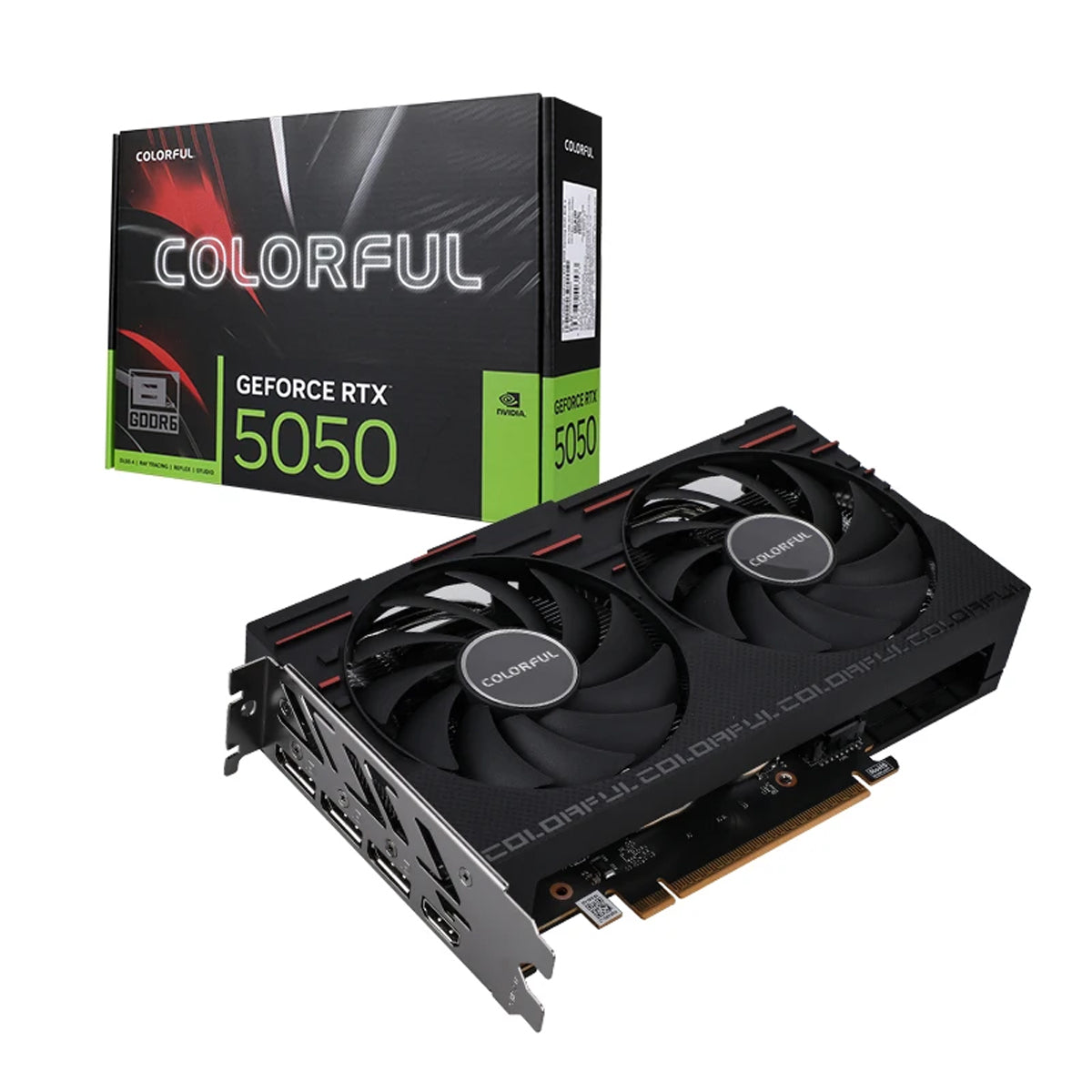 ColorFul GeForce RTX 5050 Gaming DUO 8GB-V GDDR6 Graphics Card