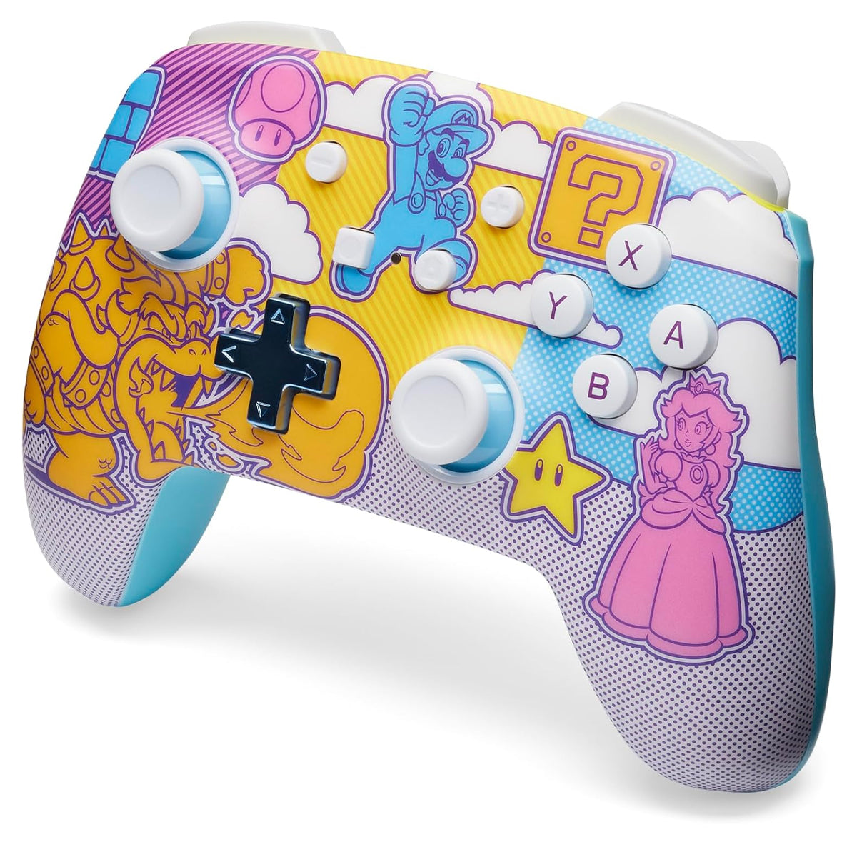 PowerA Enhanced Wireless Controller for Nintendo Switch (Mushroom Kingdom Pop Art) (NSGP0341-01)