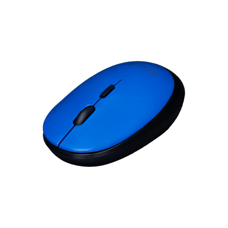 Aula AC306 Retro Round Wireless Keyboard & Mouse Combo (Royal Blue/Black)