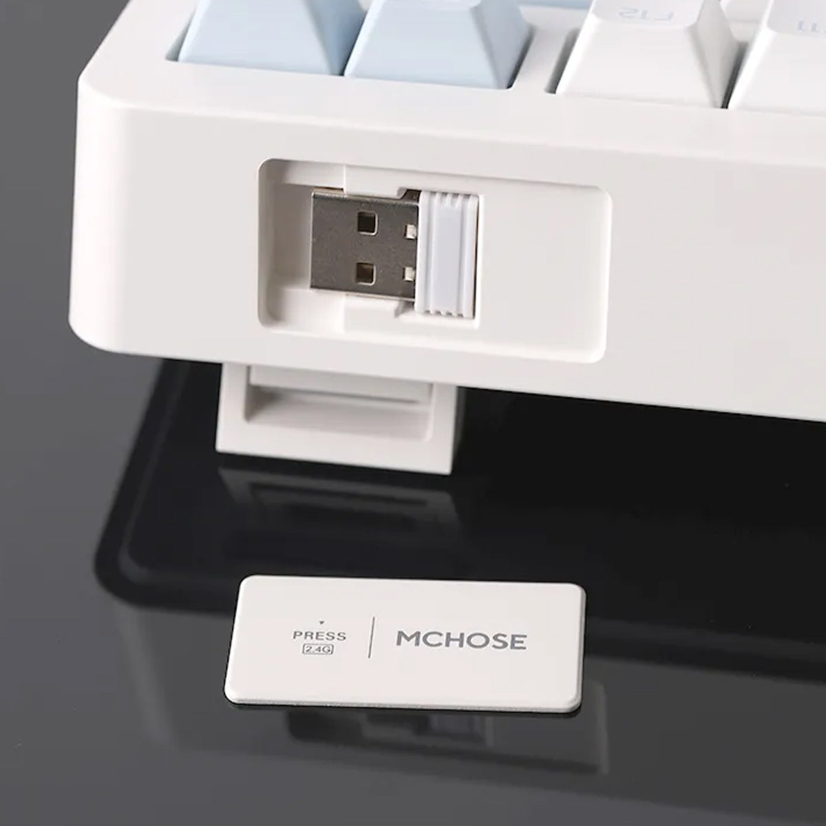 MCHOSE G75 V2 RGB Tri-Mode Hot-Swappable Mechanical Keyboard