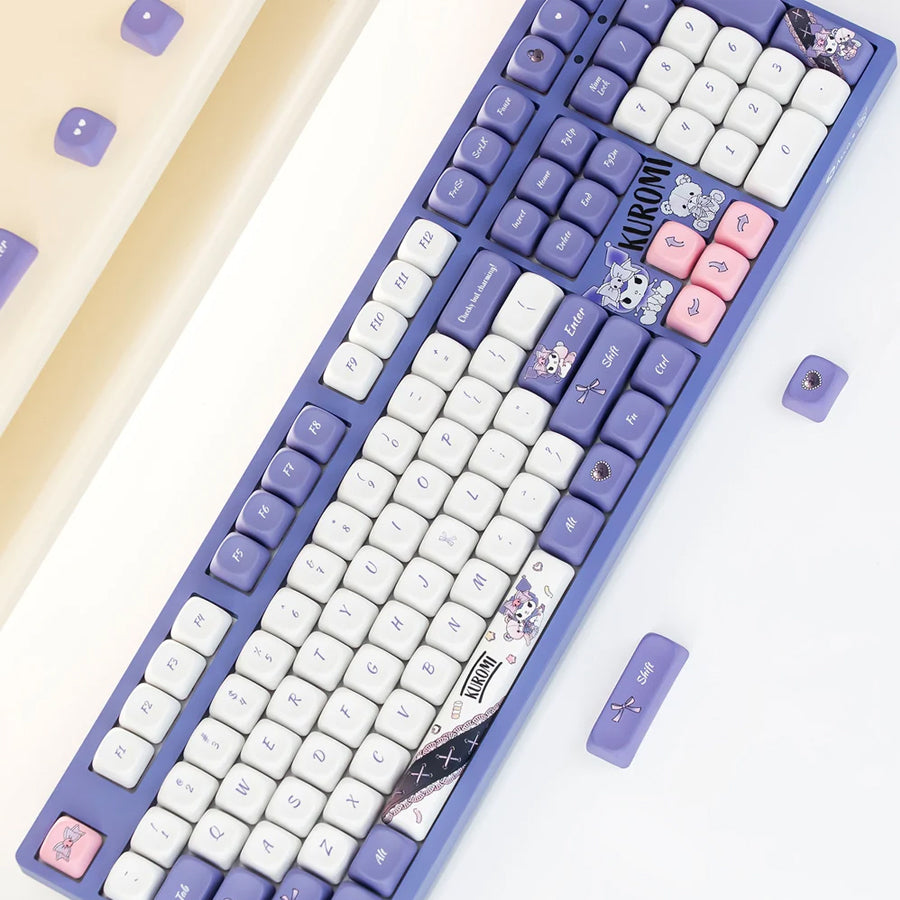 Akko Kuromi 3108RF V3 Dual-Mode Mechanical Keyboard (Akko Frost Pink Switch)