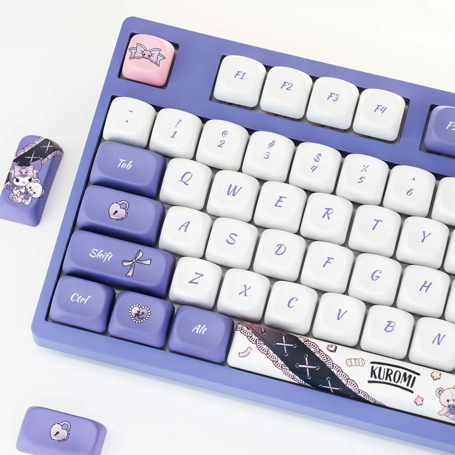 Akko Kuromi 3108RF V3 Dual-Mode Mechanical Keyboard (Akko Frost Pink Switch)