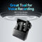 Vention USB-C 2-Pack Wireless Lavalier Microphone with Charging Case (Black) (NCAB0)