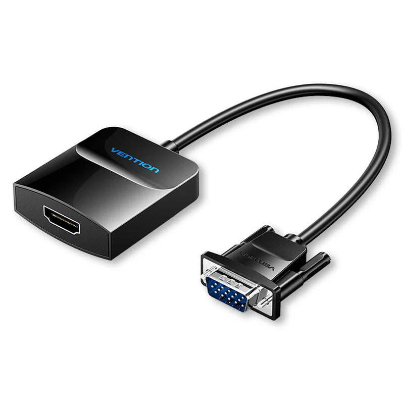 Vention VGA to HDMI Converter with Female Micro USB & Audio Port - 0.15M (ACNBB)