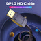 Vention DisplayPort Cable - 1.5M, 2M, 3M, 5M (HAKBG, HAKBH, HAKBI, HAKBJ)