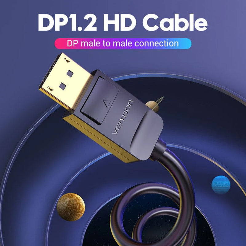 Vention DisplayPort Cable - 1.5M, 2M, 3M, 5M (HAKBG, HAKBH, HAKBI, HAKBJ)