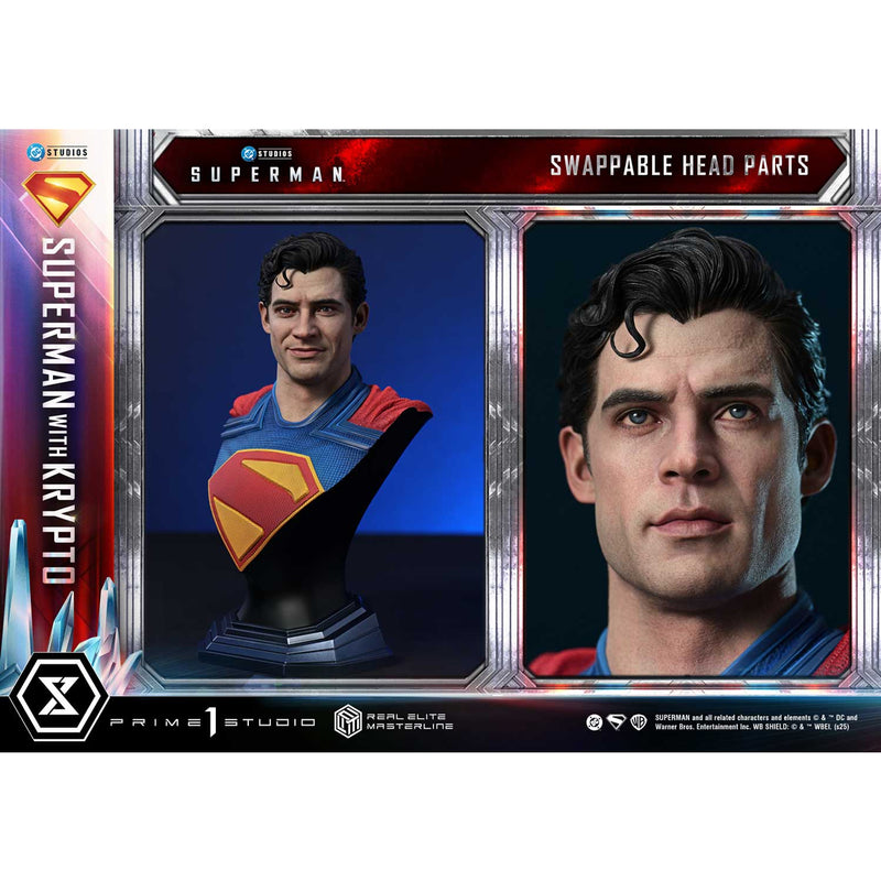Real Elite Masterline Superman (2025 Film) Superman with Krypto