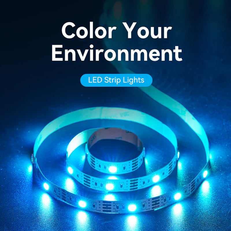 Vention RGB FPC LED Strip Lights with IR Remote & USB 5V Power Supply - (2M, 5M) (PAAWH, PAAWJ)