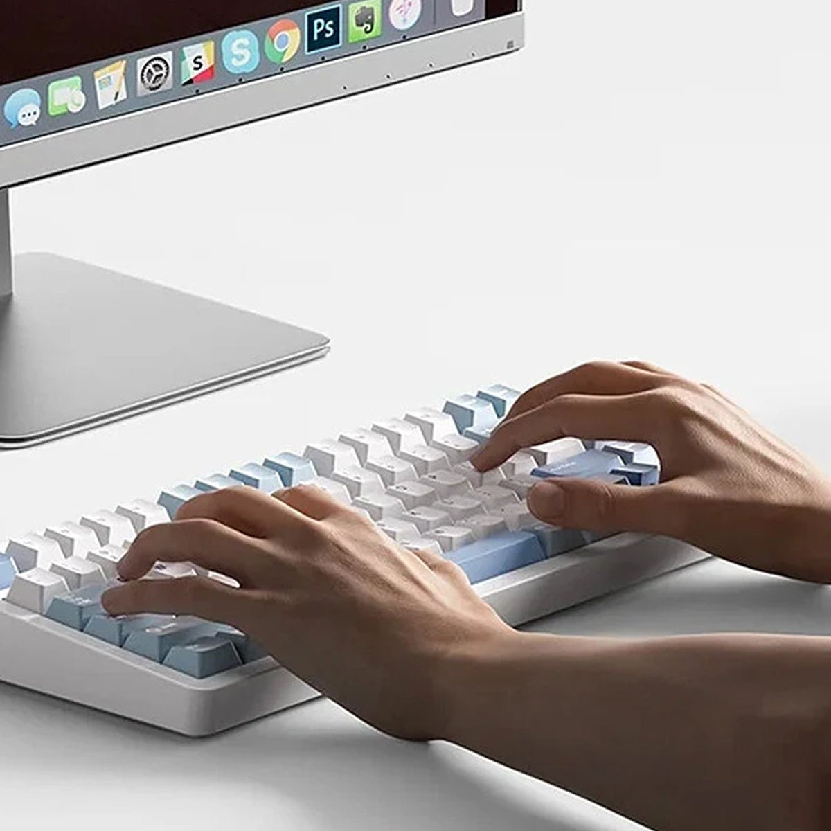 MCHOSE G75 V2 RGB Tri-Mode Hot-Swappable Mechanical Keyboard