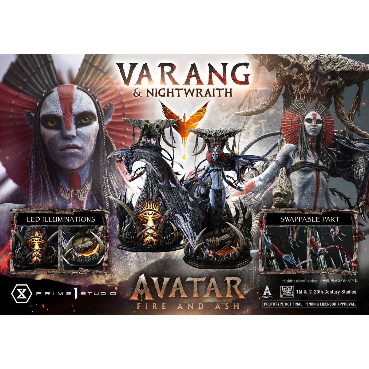 Real Elite Masterline Avatar: Fire and Ash (Film) Varang & Nightwraith Avatar Legacy Collection