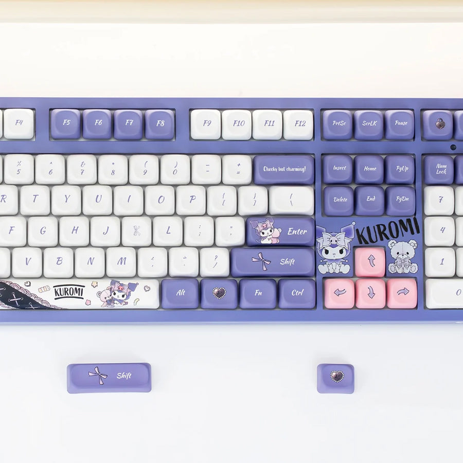 Akko Kuromi 3108RF V3 Dual-Mode Mechanical Keyboard (Akko Frost Pink Switch)