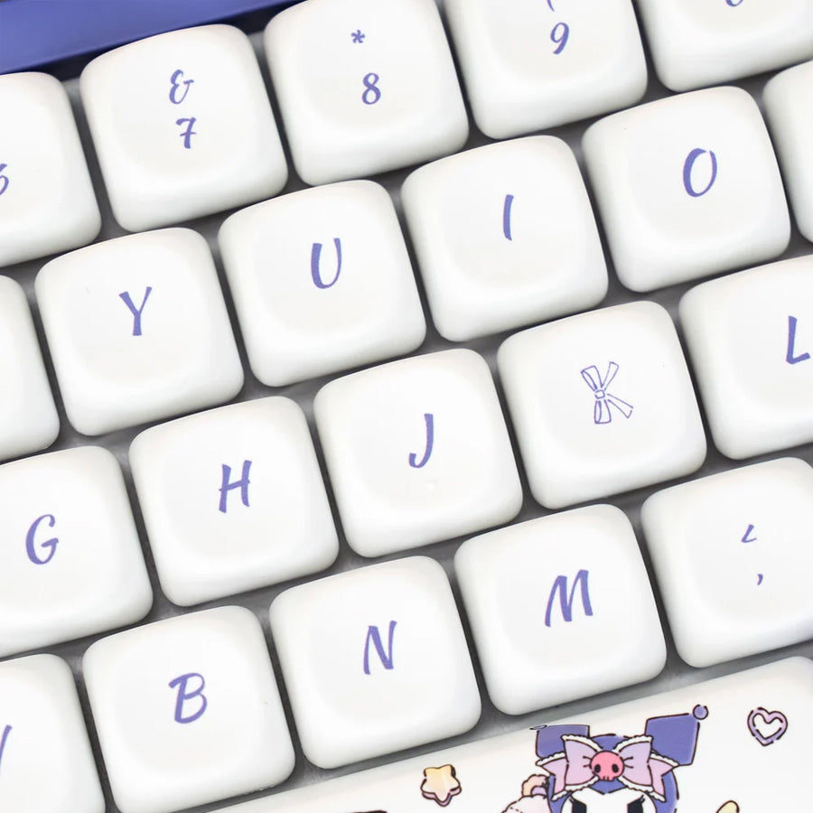 Akko Kuromi 3108RF V3 Dual-Mode Mechanical Keyboard (Akko Frost Pink Switch)