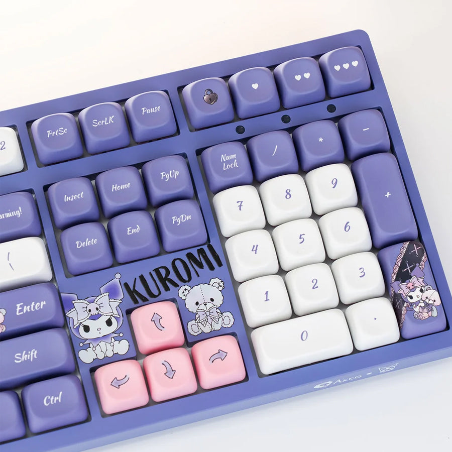 Akko Kuromi 3108RF V3 Dual-Mode Mechanical Keyboard (Akko Frost Pink Switch)