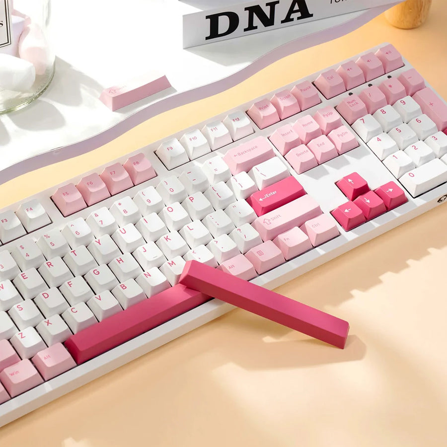 Akko Prunus Lannesiana 3108 V3 Wired Mechanical Keyboard (Akko Frost Pink Switch)
