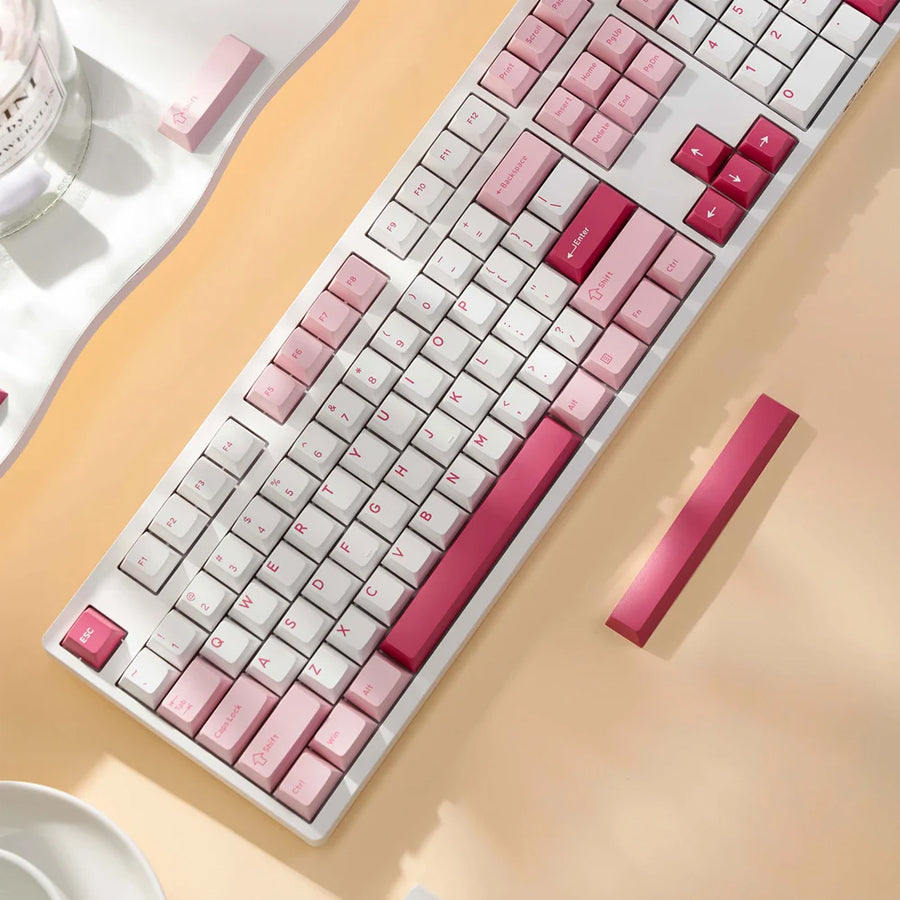 Akko Prunus Lannesiana 3108 V3 Wired Mechanical Keyboard (Akko Frost Pink Switch)
