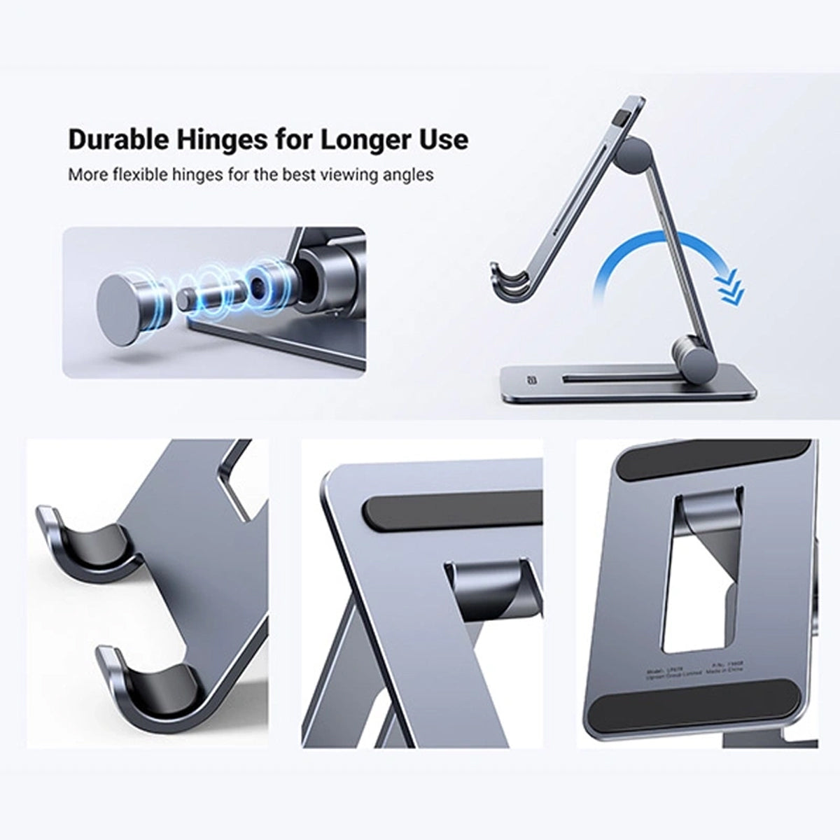 Ugreen Foldable Multi-Angle Phone Stand (Black) (LP678/15608)