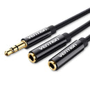 Vention 3.5mm Male to 2 x 3.5mm Female Stereo Splitter Cable (BBSBY)