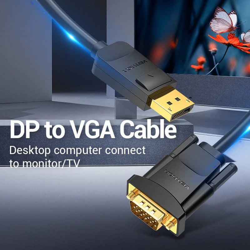 Vention DisplayPort to VGA Cable - 1.5M (HBLBG)
