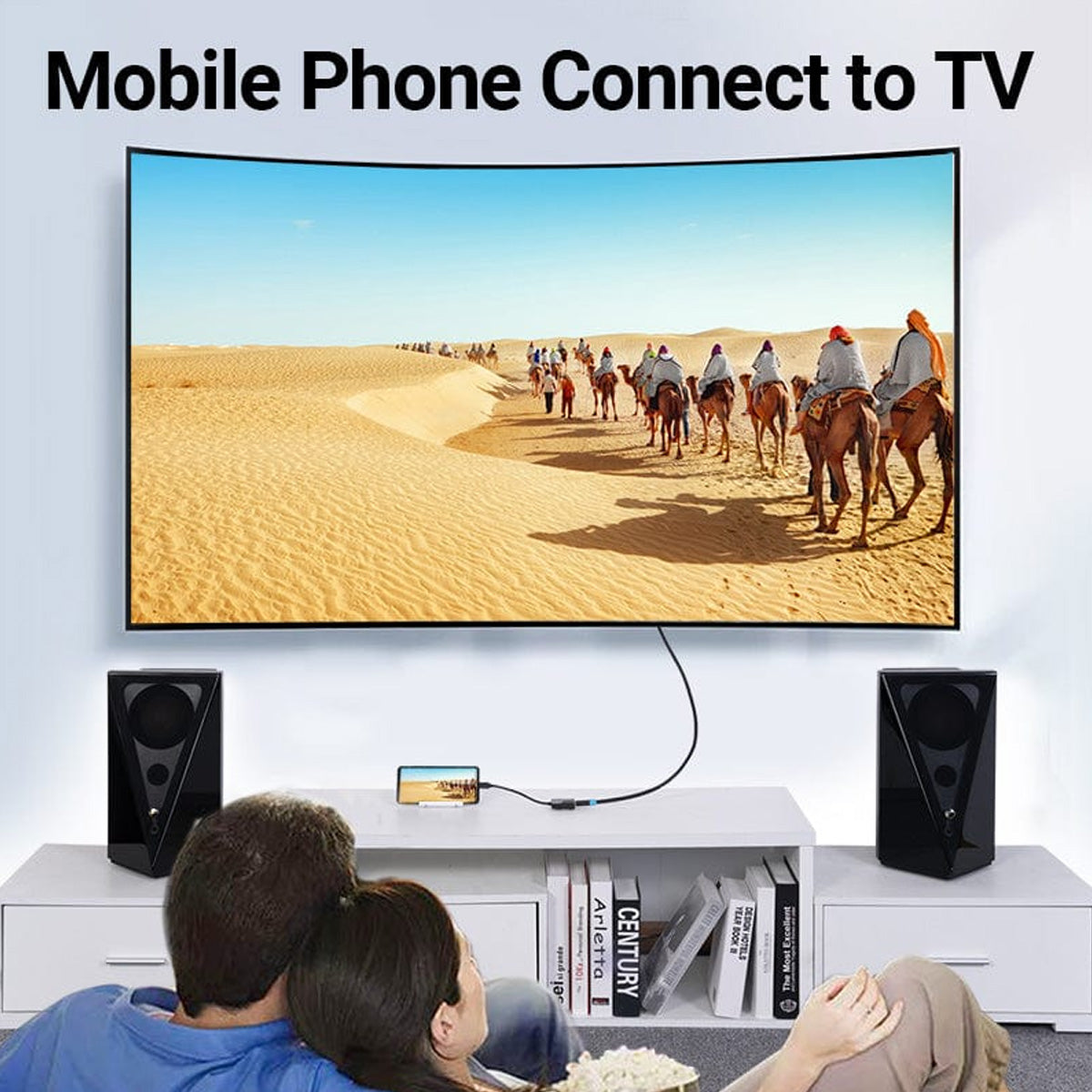 Vention Type-C to HDMI Adapter ABS Type - 0.15M (TDCBB)