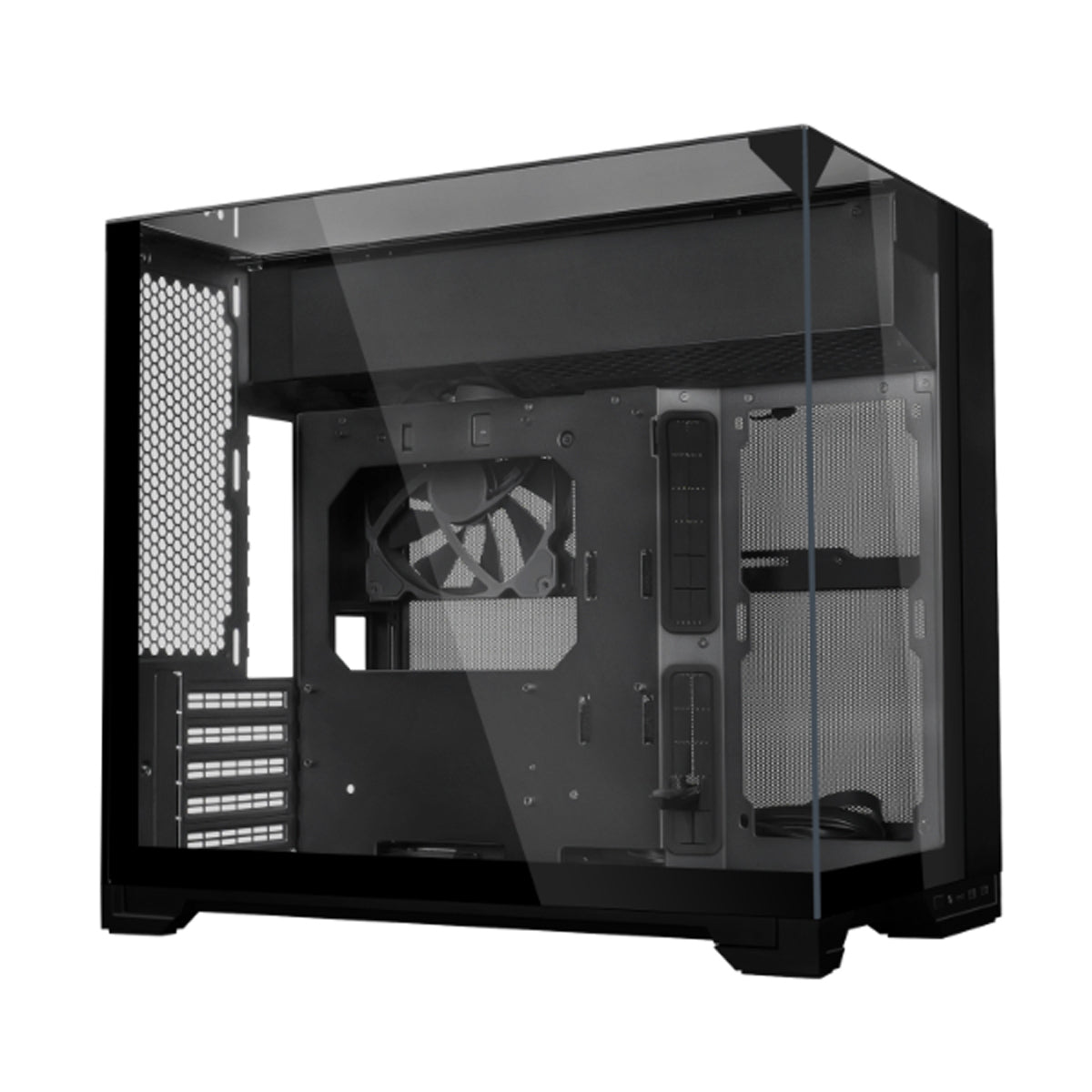 Lian Li O11 Vision-M Compact Dual Chamber M-ATX Gaming PC Case